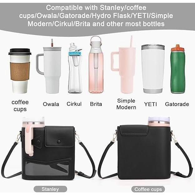Bolso Cruzado Asaint para Taza Stanley 40 oz con Soporte