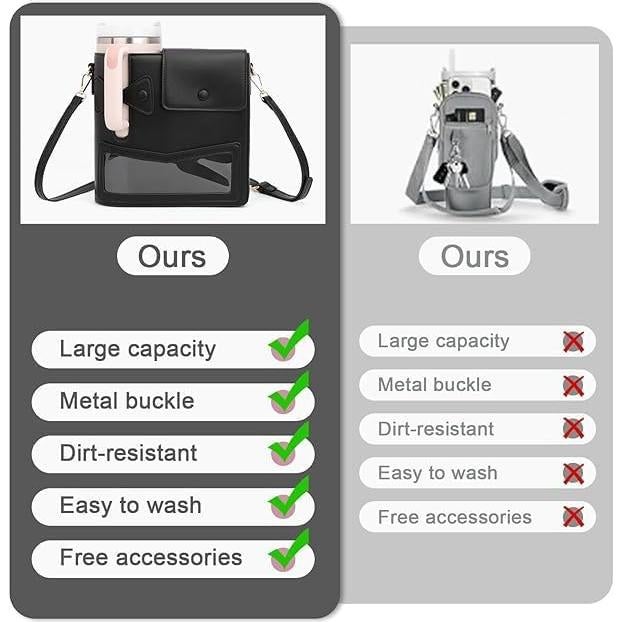 Bolso Cruzado Asaint para Taza Stanley 40 oz con Soporte