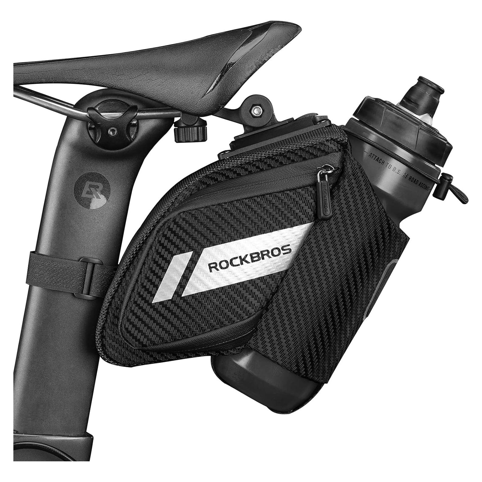 Bolsa de Silla de Bicicleta ROCKBROS Impermeable con Soporte