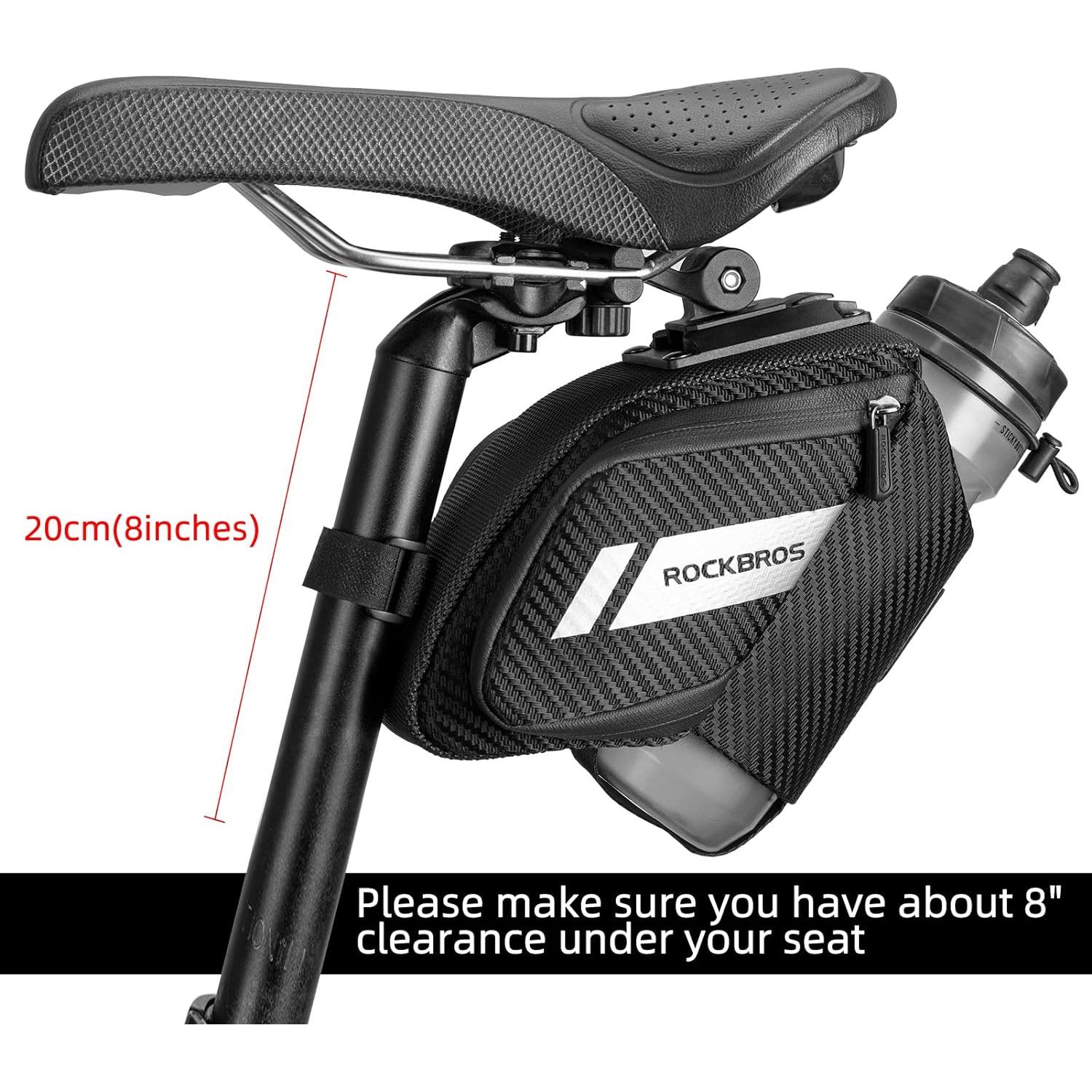 Bolsa de Silla de Bicicleta ROCKBROS Impermeable con Soporte