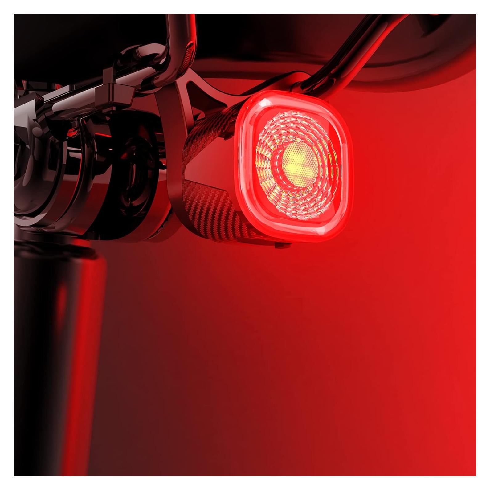 Luz Trasera Inteligente para Bicicleta REYUNGGO AQY-0123, 6 Modos, IPX6