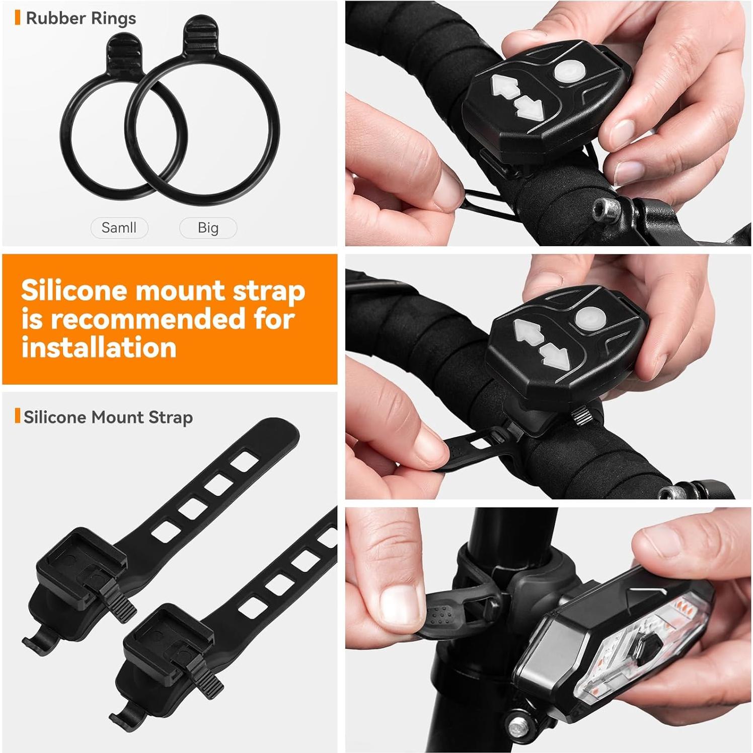 Luz Trasera de Bicicleta Hcikoat FY-1820A 120 Lúmenes LED Recargable