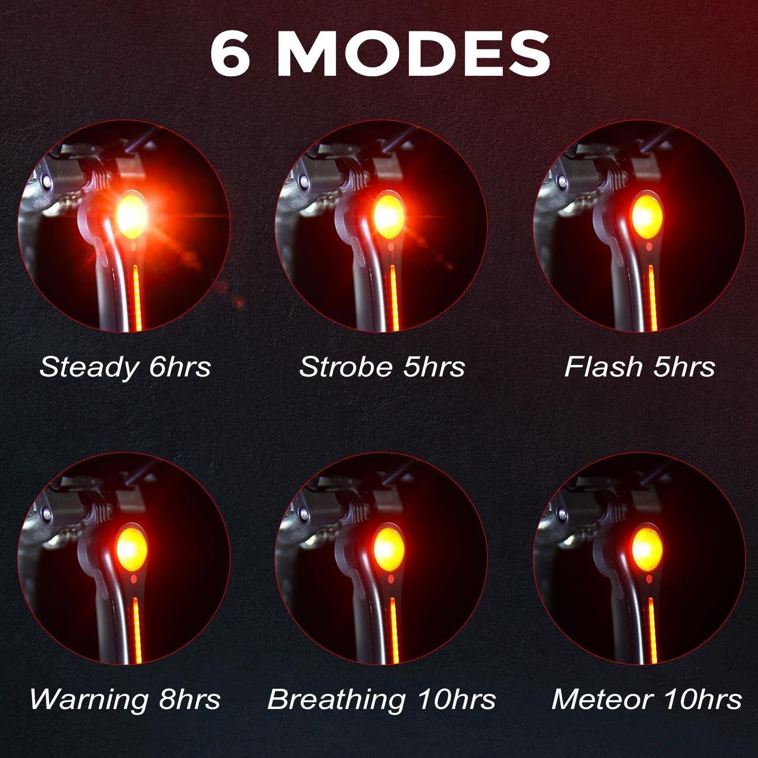 Luz Trasera de Bicicleta PicnaRizer BTB1435 100 Lúmenes IP65