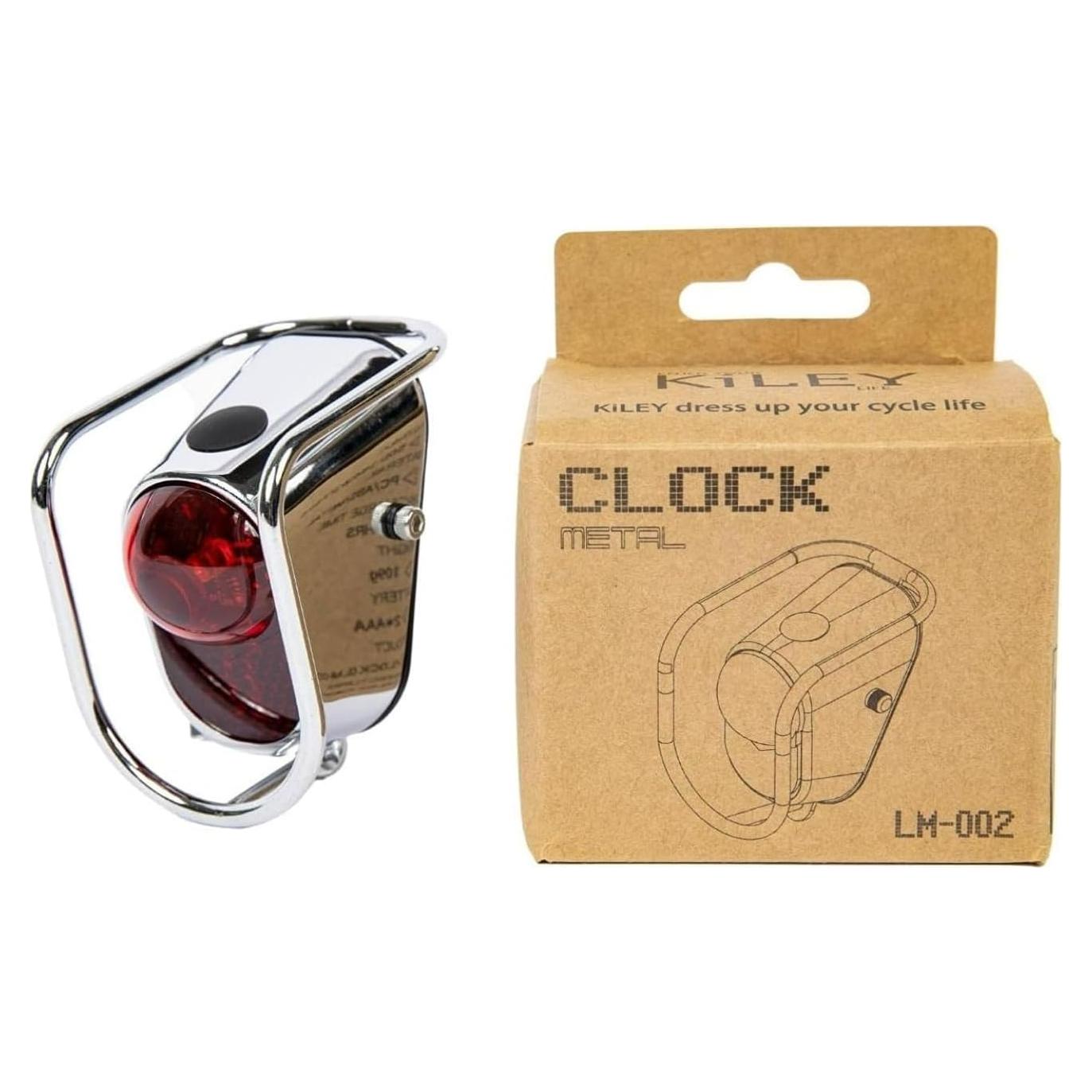 Luz Trasera LED Gazoz Performance Vintage Cromada 150 Lúmenes