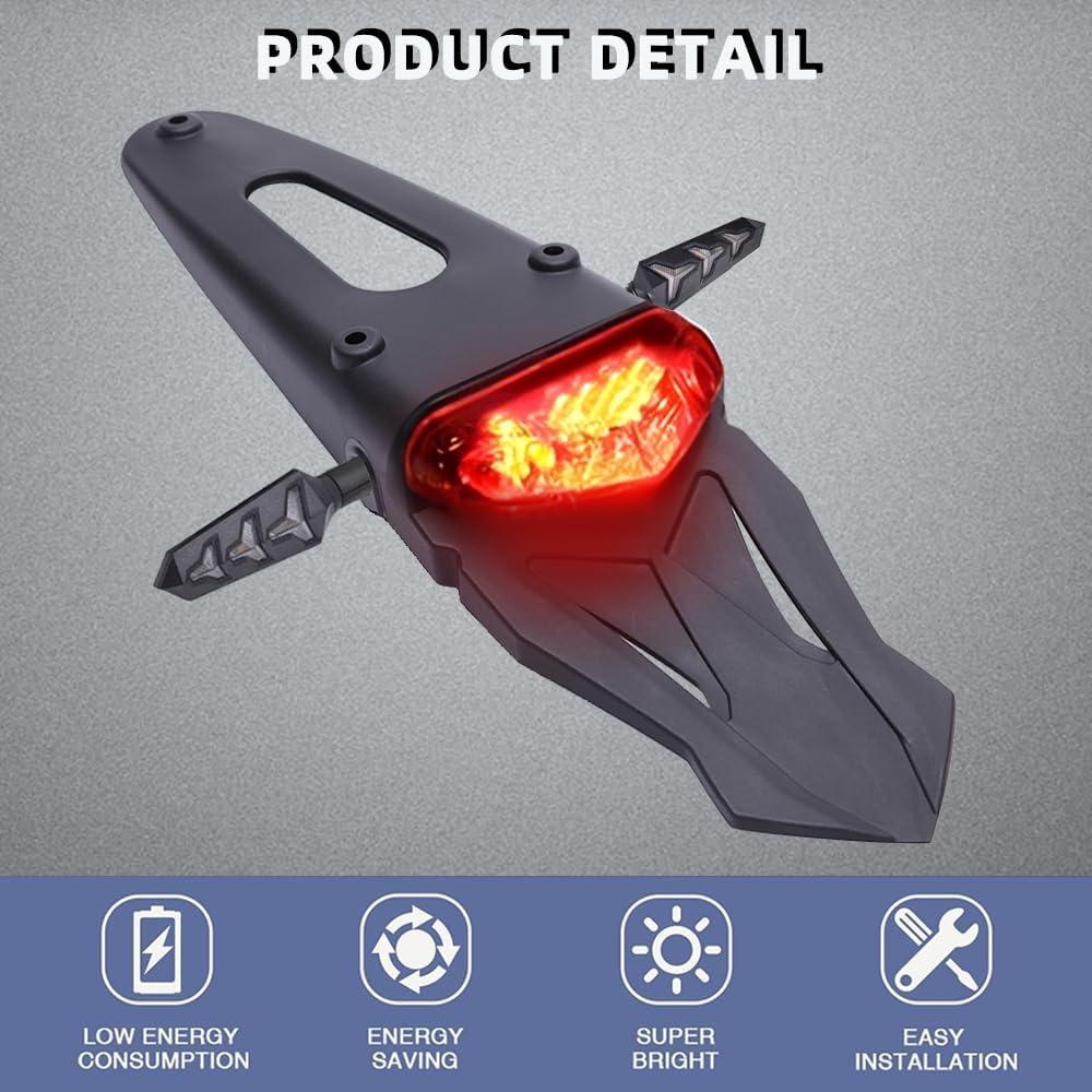 Luz Trasera LED Goodfitment 12V con Señales de Giro