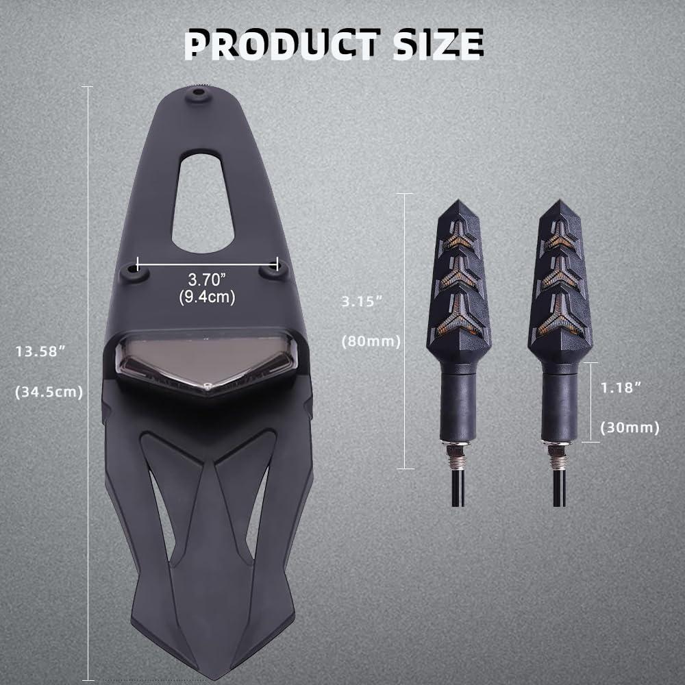 Luz Trasera LED Goodfitment 12V con Señales de Giro