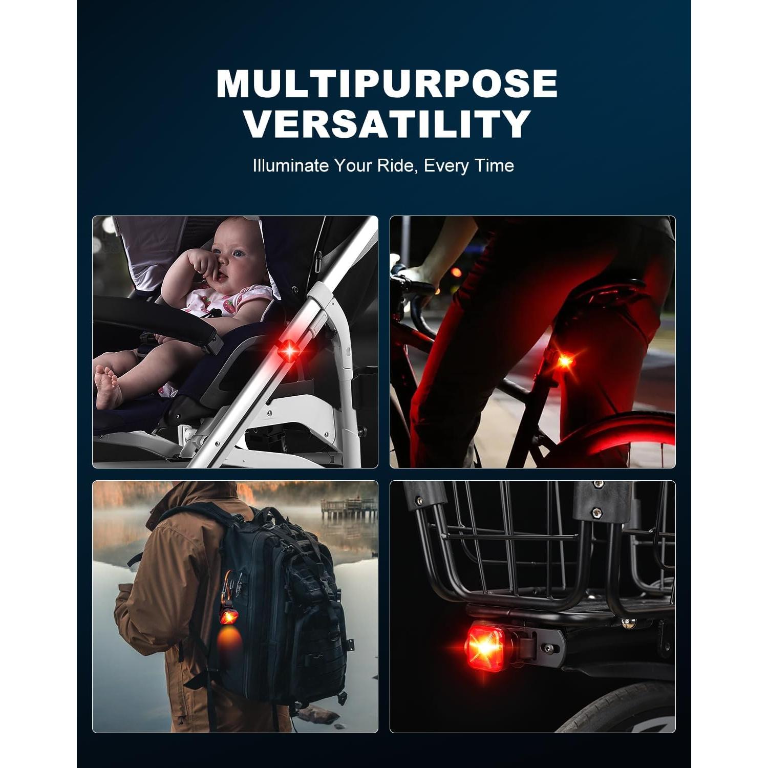 Luz Trasera LED Onvian CT06 Recargable USB Impermeable IP64