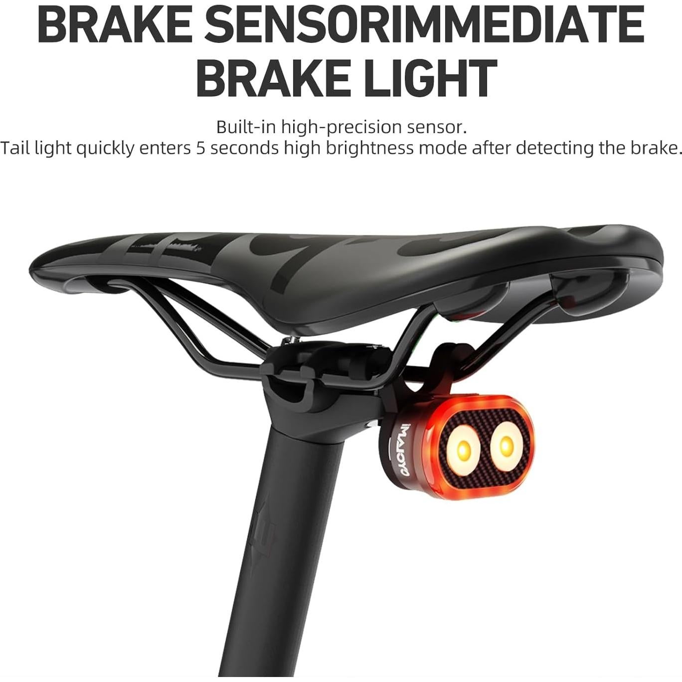 Luz Trasera Inteligente CYCLAMI CY200-US LED Recargable IPX6