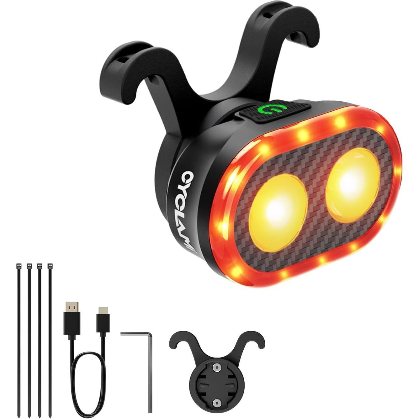 Luz Trasera Inteligente CYCLAMI CY200-US LED Recargable IPX6