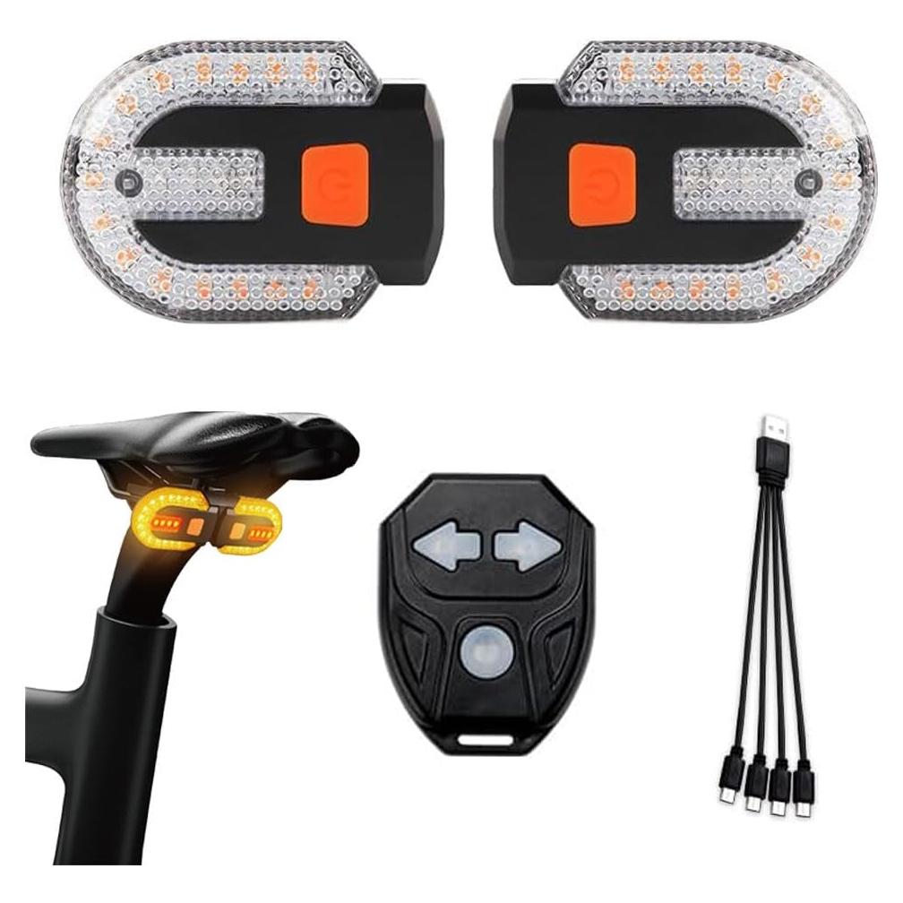 Luz Trasera LED HITASTAR Tipo 6 Recargable USB Impermeable