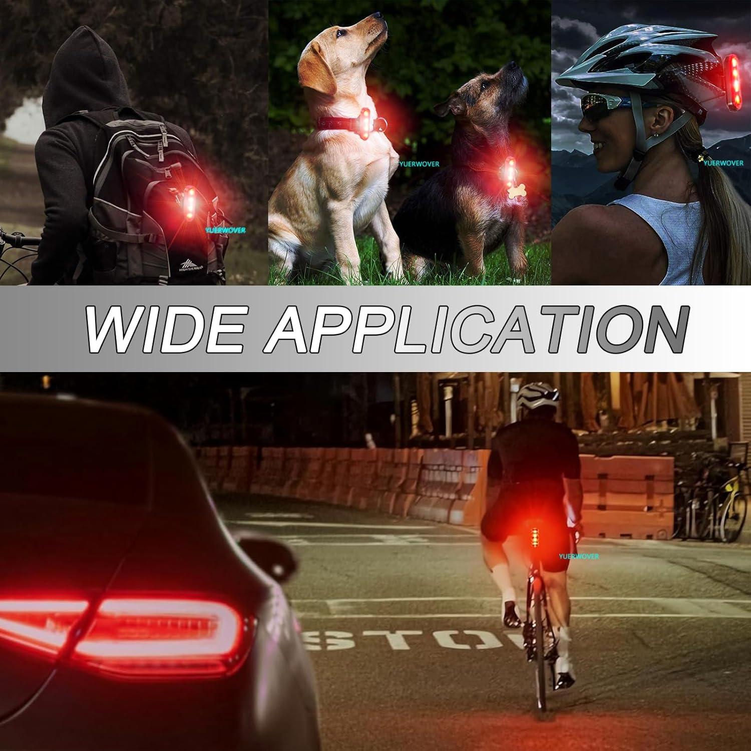 Luz Trasera LED Recargable USB-C YUERWOVER - 2 Piezas