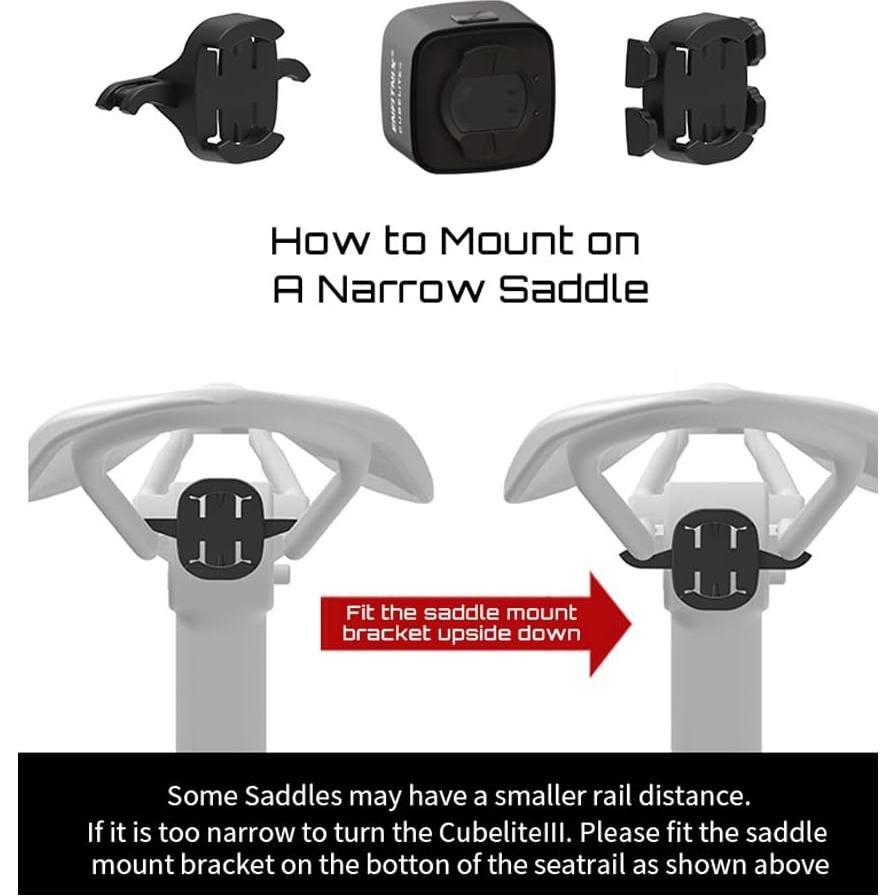 Luz Trasera LED ENFITNIX Cubelite III Recargable USB-C Impermeable