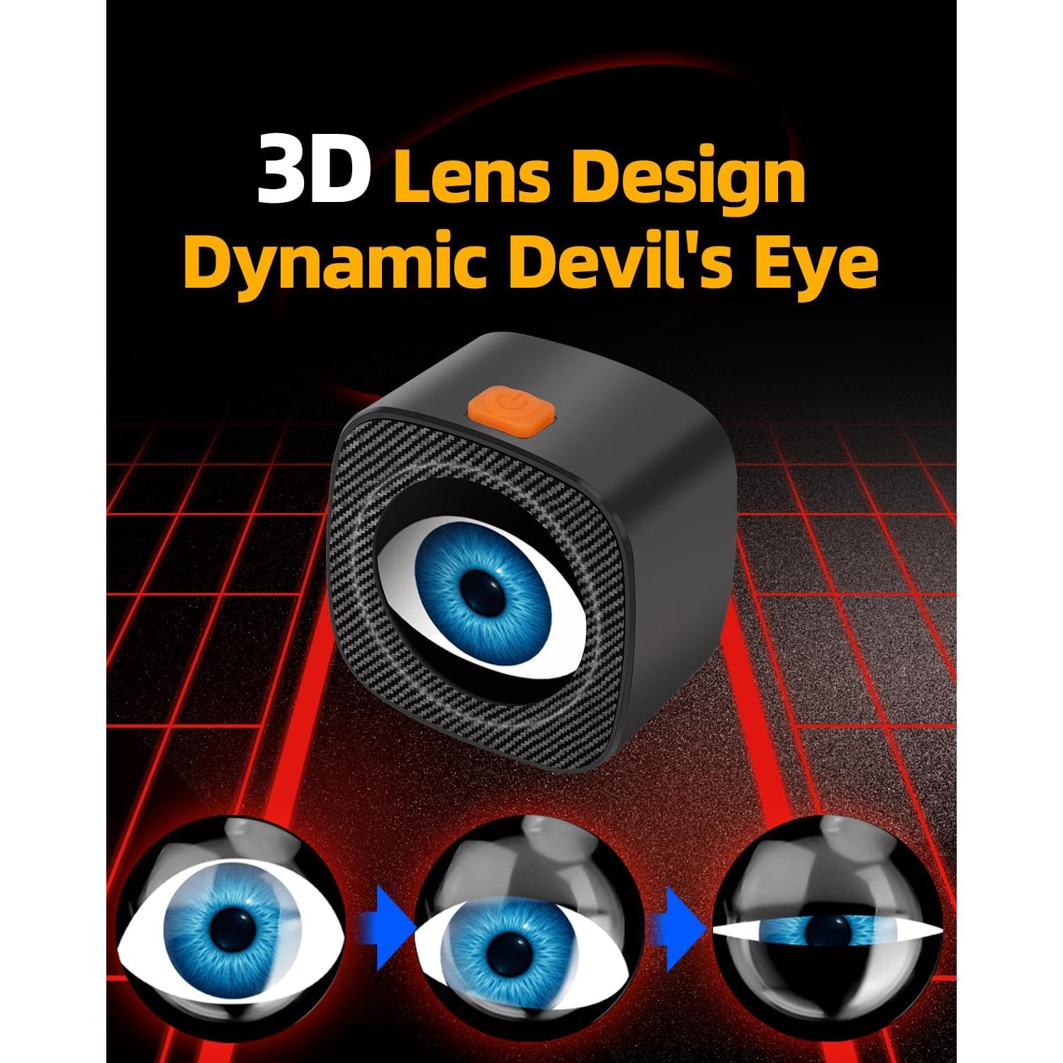 Luz Trasera LED UPWINGSPIRAL Demon Eyes Impermeable USB-C