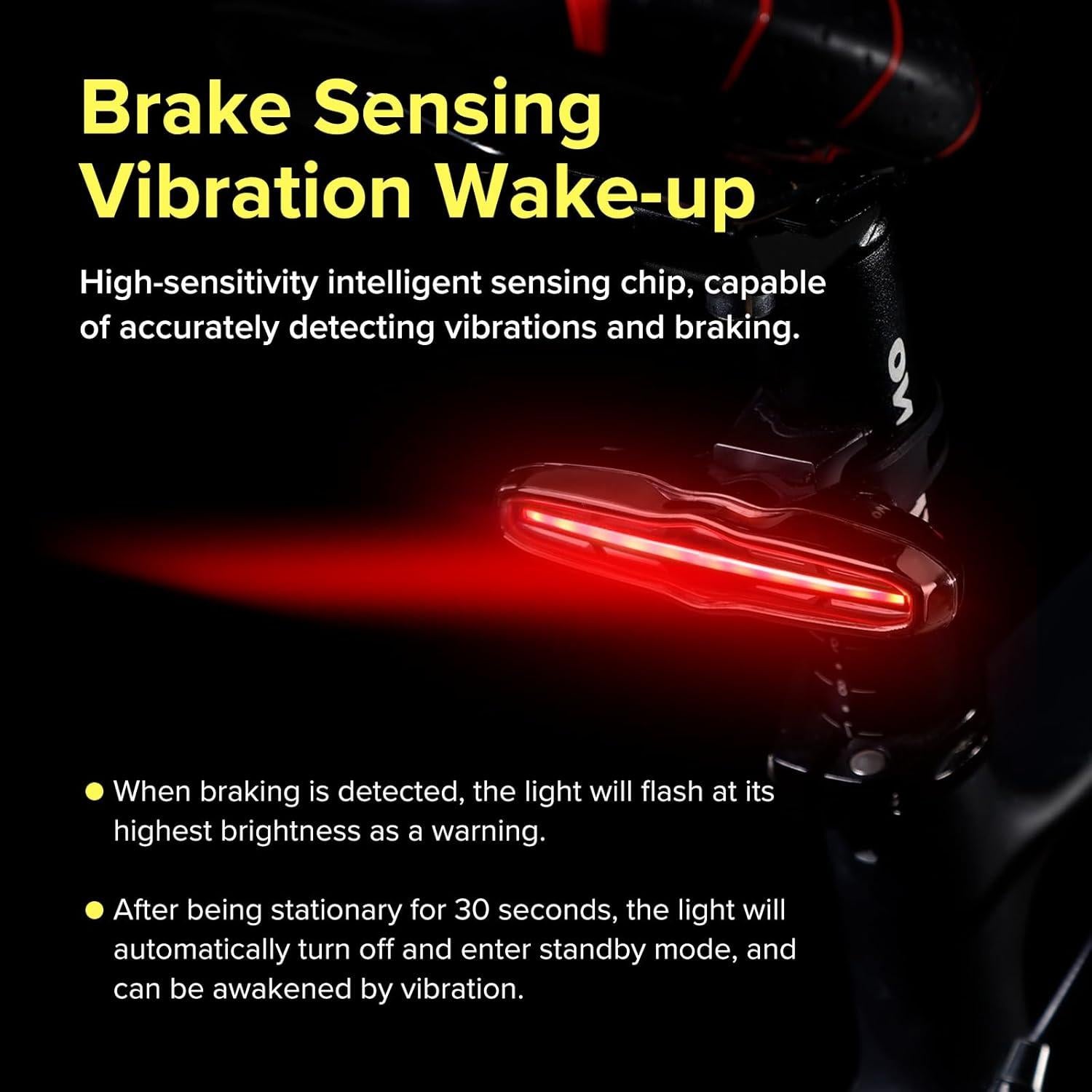 Luz Trasera Inteligente IWONDER PB001 con Señales de Giro