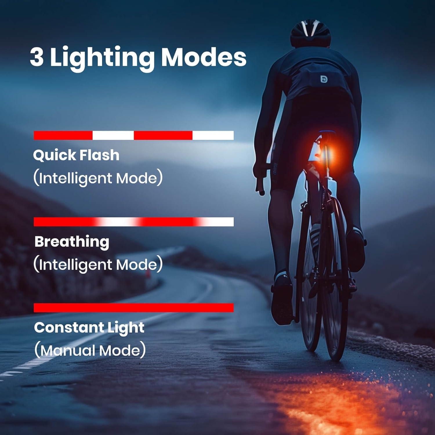 Luz Trasera Inteligente IWONDER PB001 con Señales de Giro