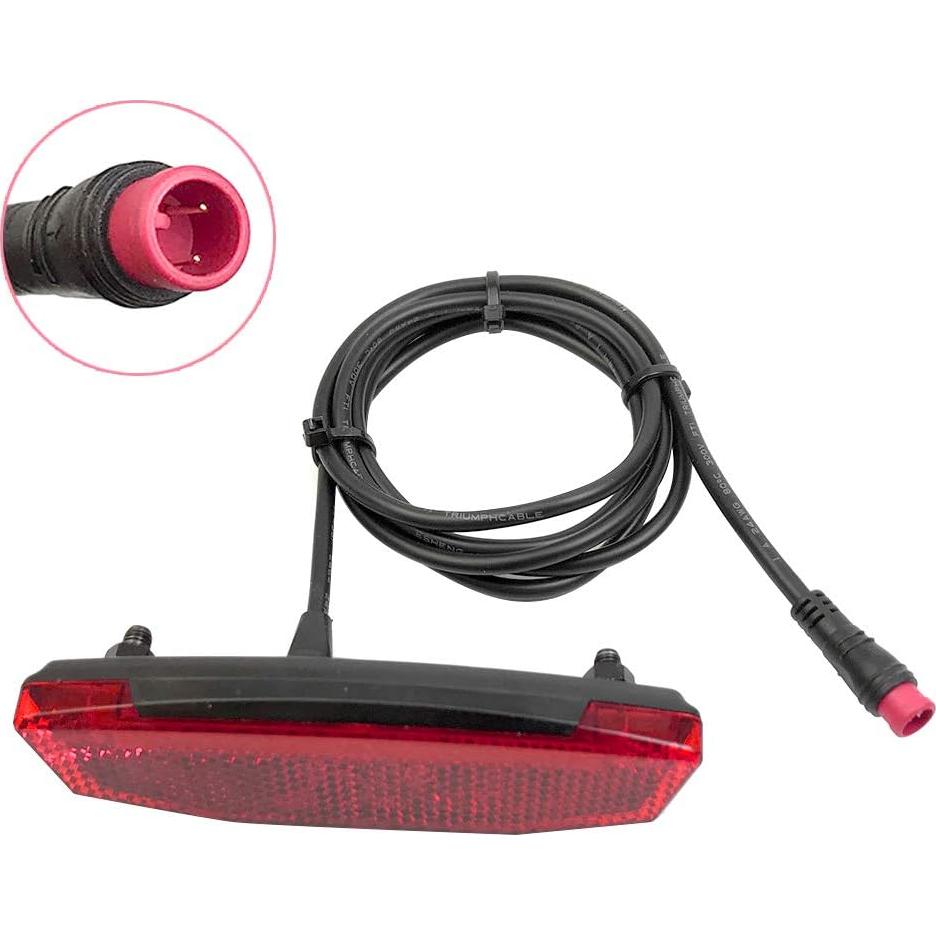 Luz Trasera LED Vikye 6V-60V Impermeable para Bicicleta