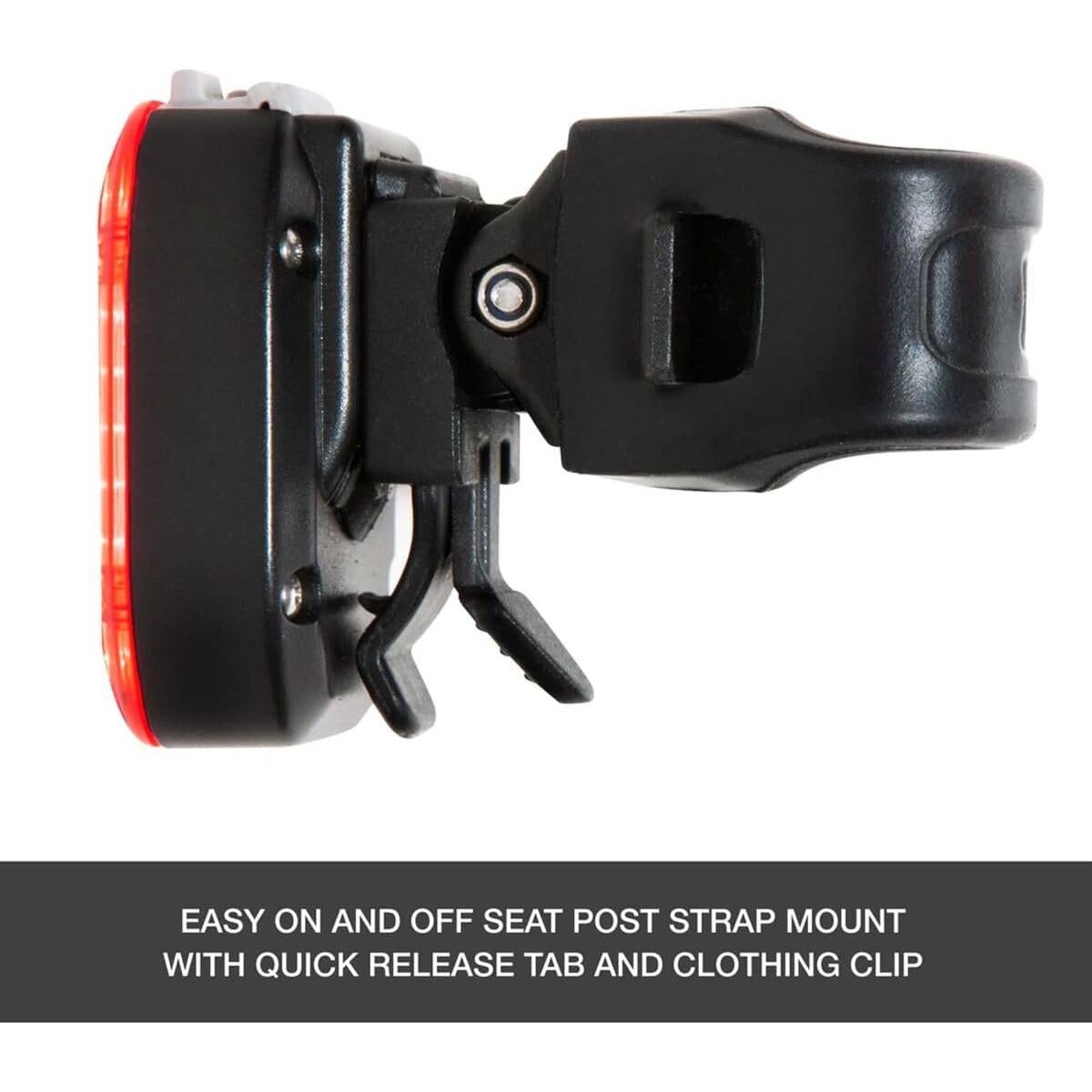 Luz Trasera NiteRider Vmax+ 180 Lúmenes Recargable USB-C