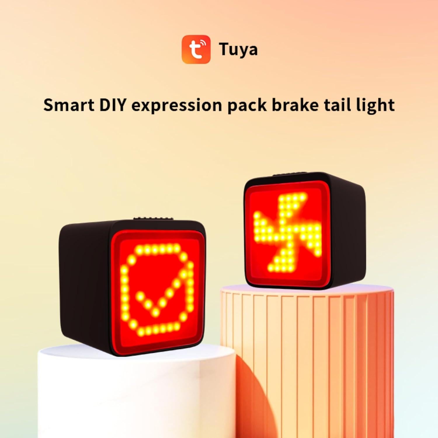 Luz Trasera Inteligente BIOCOR YL-BIKE01 LED 120 Lúmenes IPX6