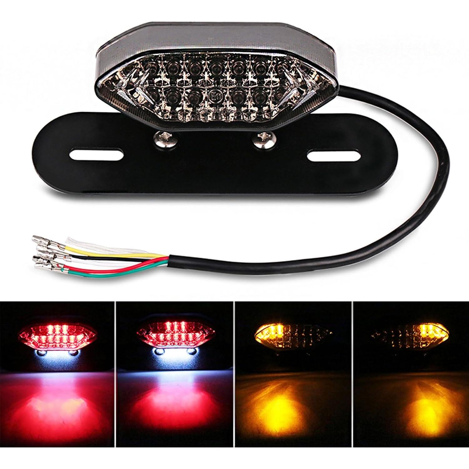 Luz Trasera LED Anki HappiGo 12V 16 LEDs para Motocicleta
