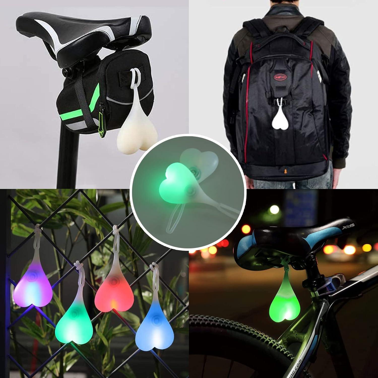 Luz Trasera LED para Bicicleta YUERWOVER E-TGN-1 Verde Impermeable