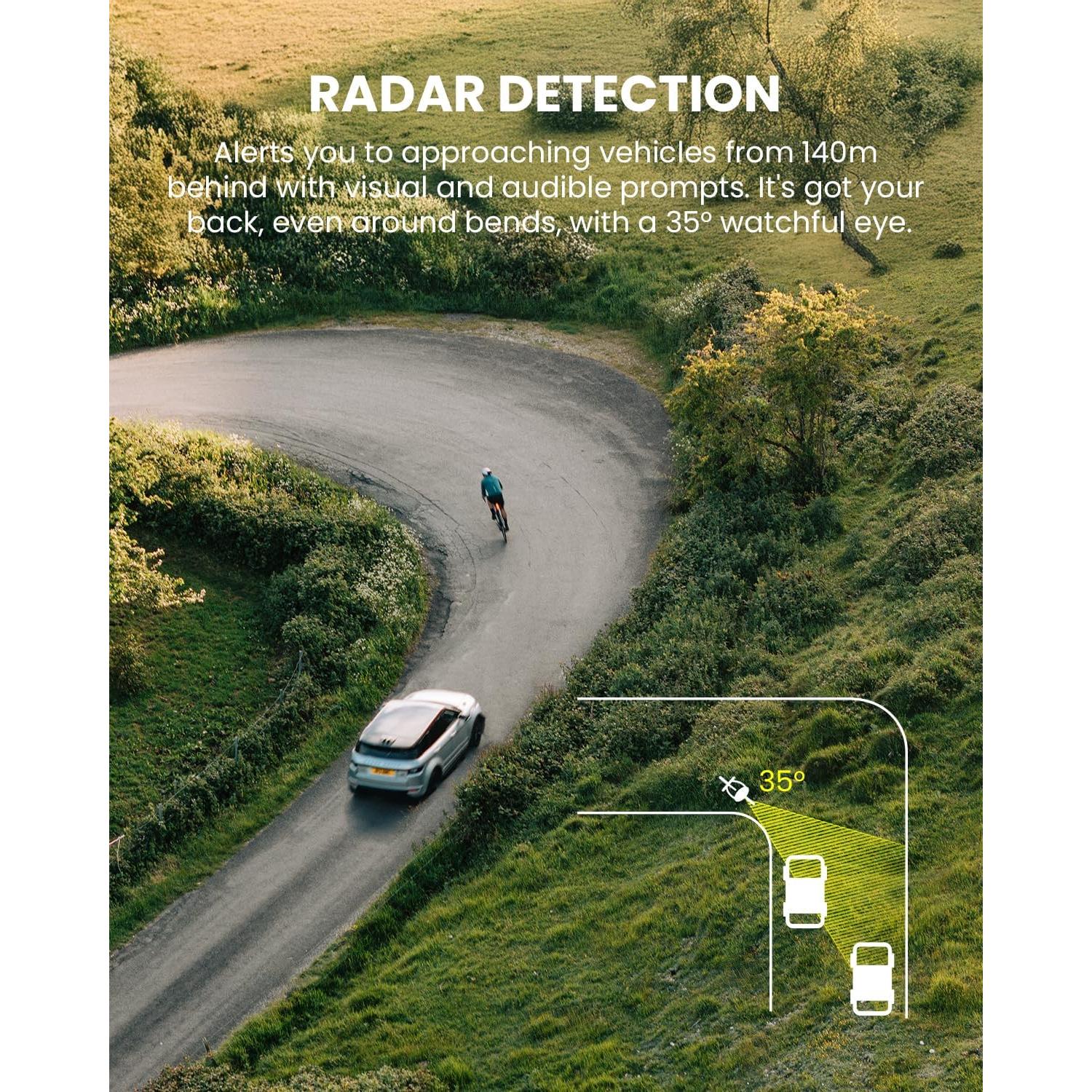 Luz Trasera Inteligente Magicshine SEEMEE R300 con Radar ANT+