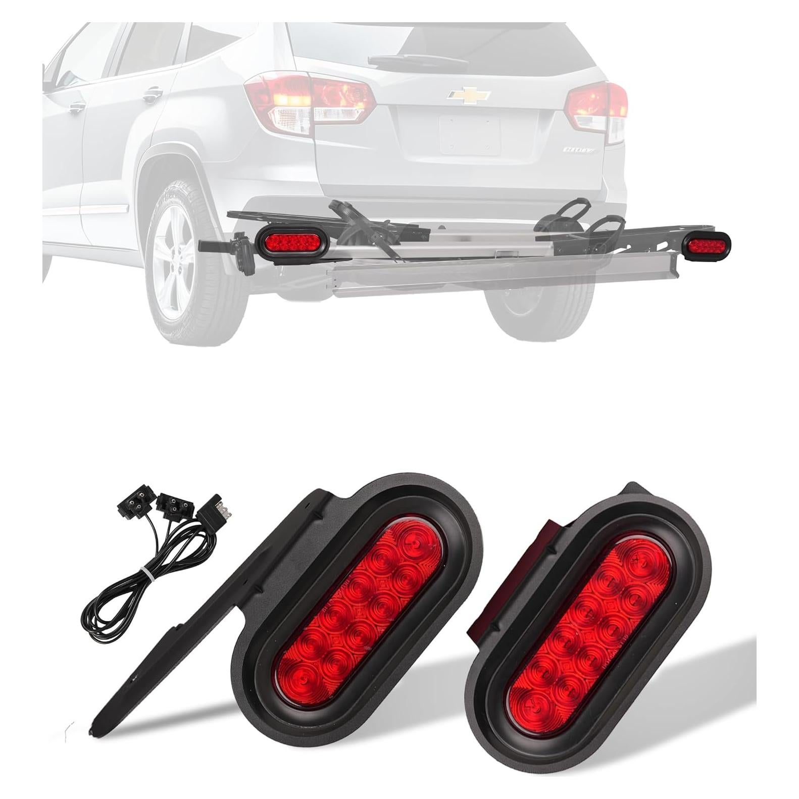 Kit Luz de Freno y Placa Young LED Ovalada 10 LEDs 12V