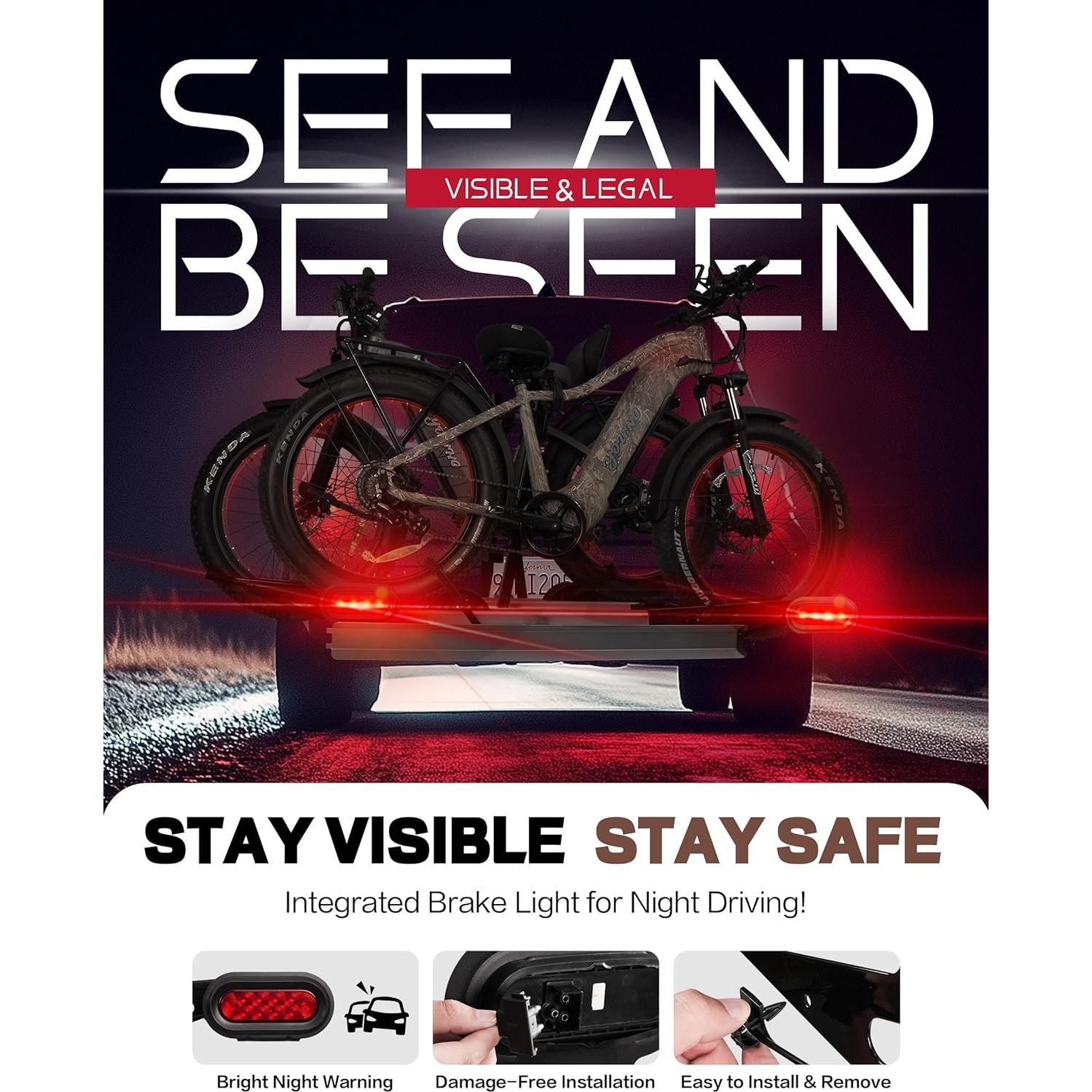 Kit Luz de Freno y Placa Young LED Ovalada 10 LEDs 12V