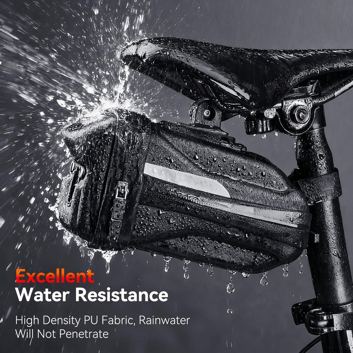 Bolsa de Silla de Bicicleta YBLNTEK 2L Impermeable con Luz