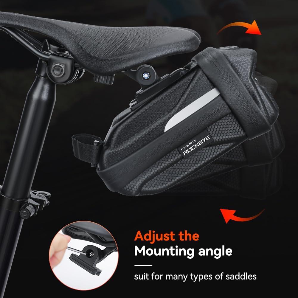 Bolsa de Silla de Bicicleta YBLNTEK 2L Impermeable con Luz