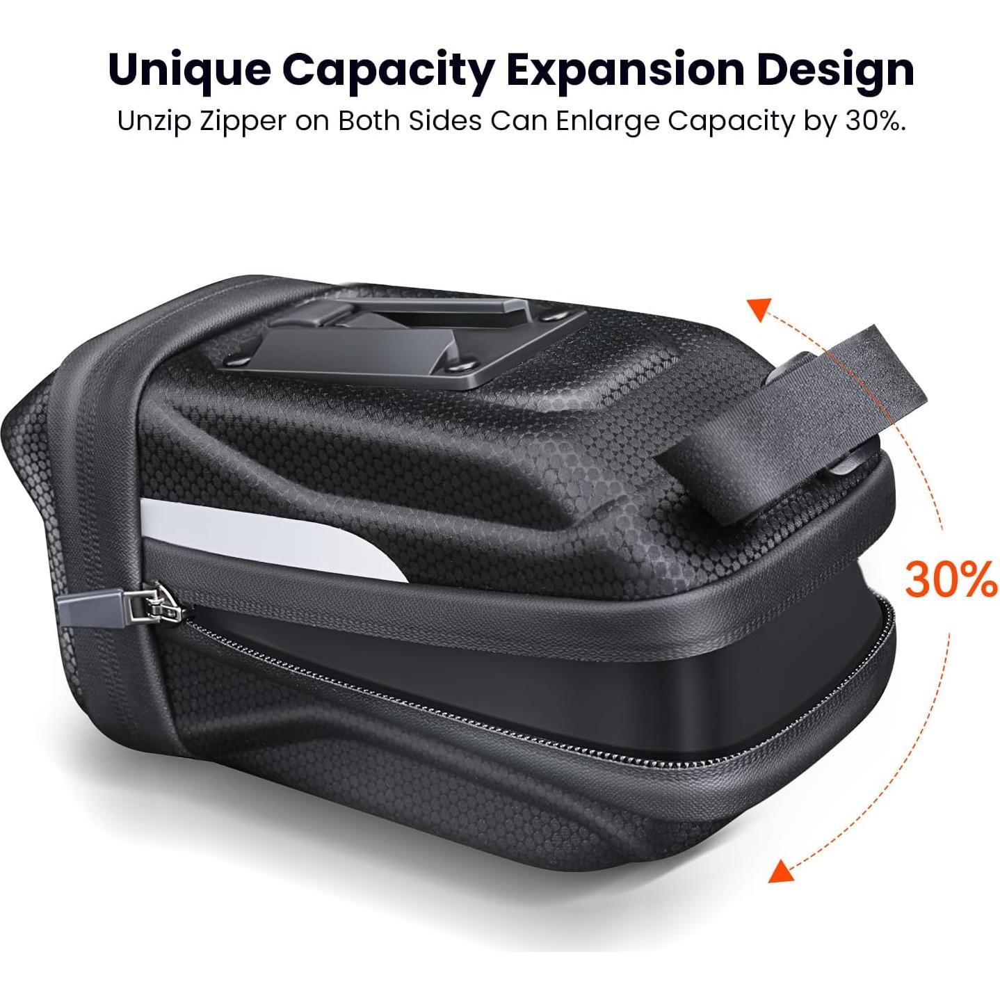 Bolsa de Silla de Bicicleta YBLNTEK 2L Impermeable con Luz