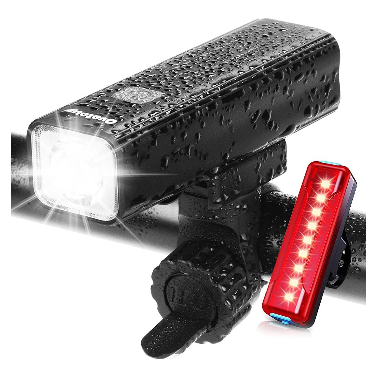 Luz de Bicicleta Recargable Ovetour 4000mAh 5 Modos IPX5