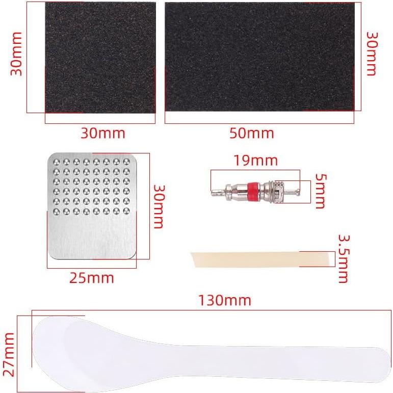 Kit de Parche para Neumáticos de Bicicleta Dudnbt 28 Piezas