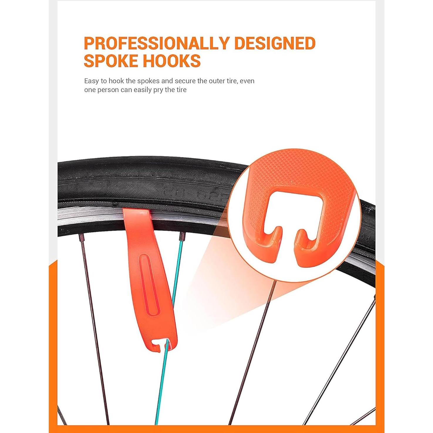 Kit de Reparación de Neumáticos de Bicicleta Alps2Ocean 12PCS