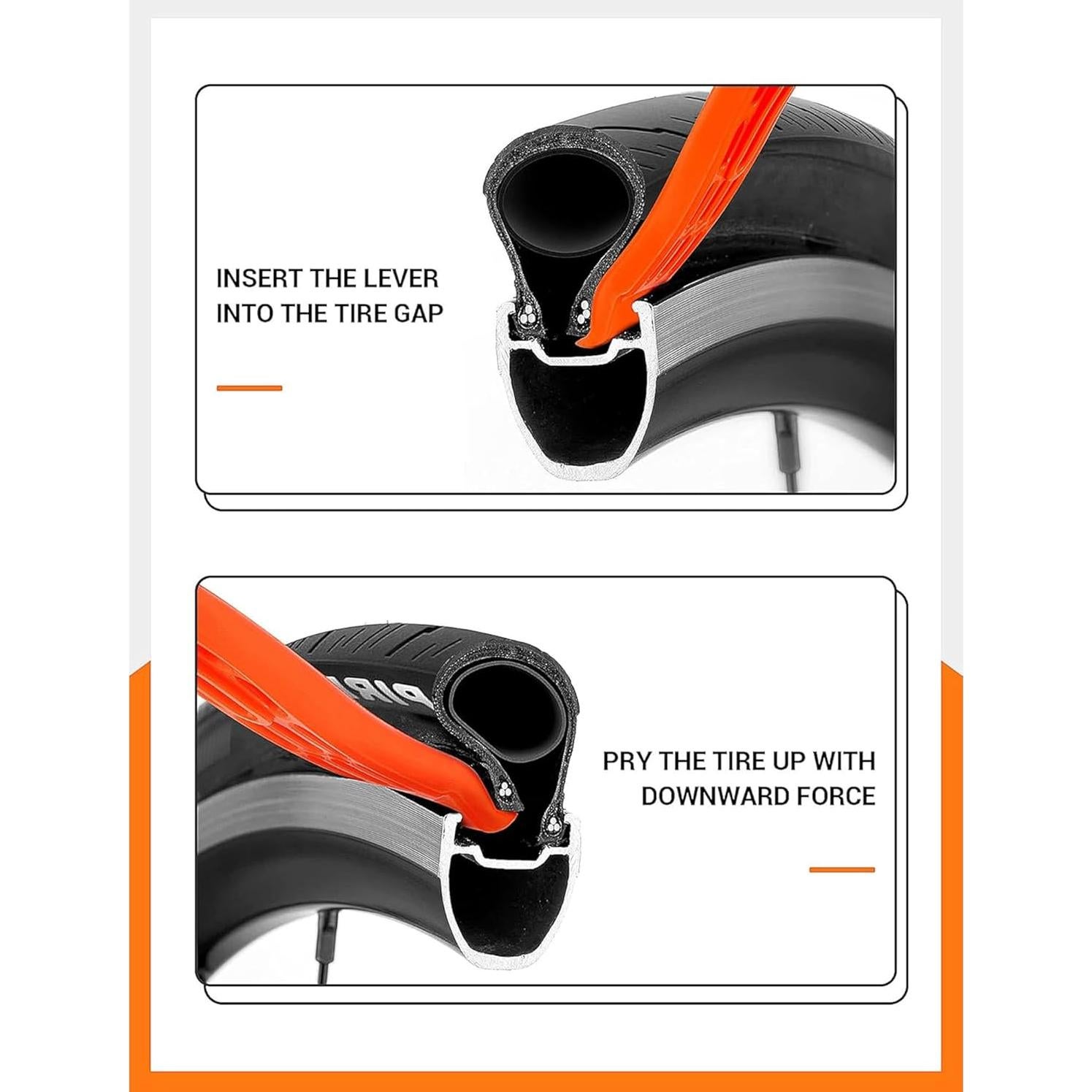 Kit de Reparación de Neumáticos de Bicicleta Alps2Ocean 12PCS