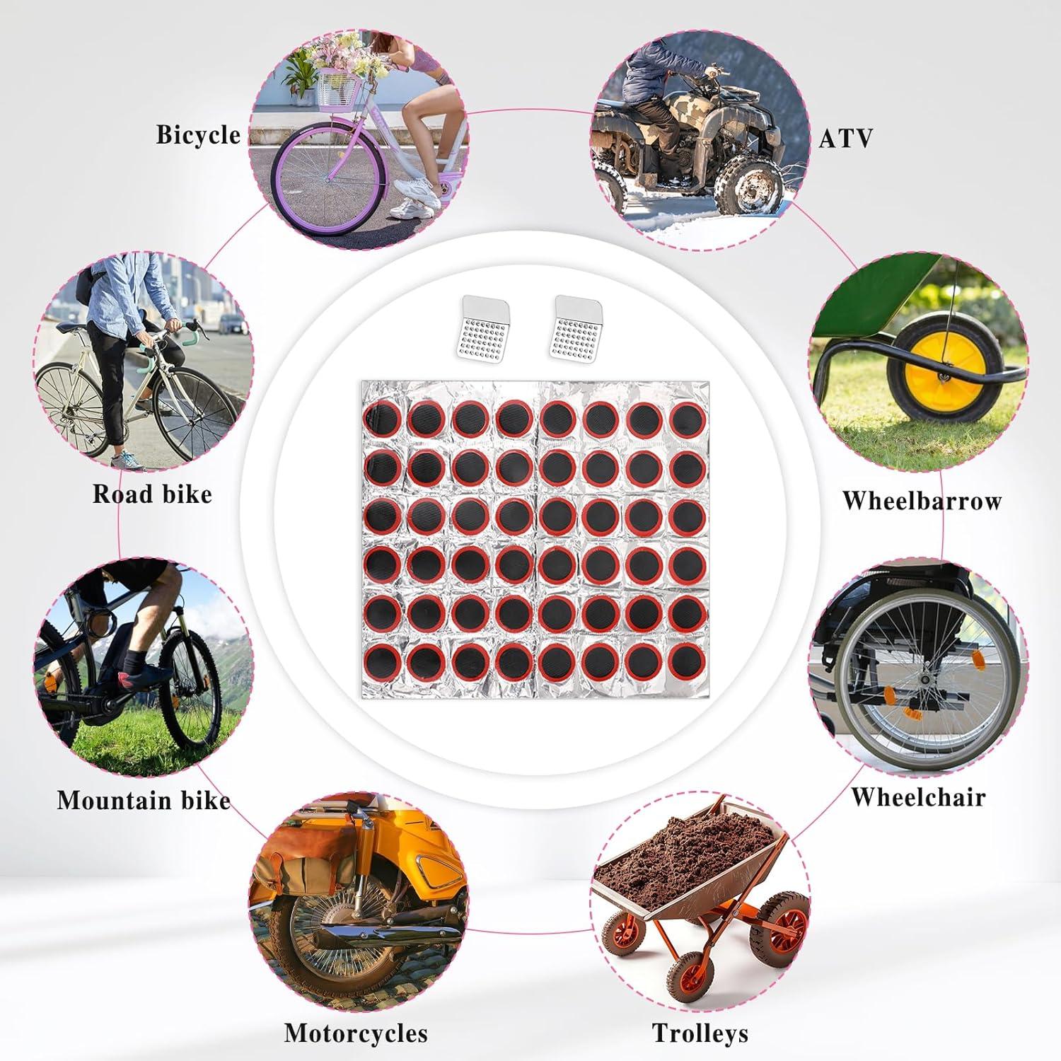 Kit de Parche para Neumáticos Giantree 96 Pcs con Limas