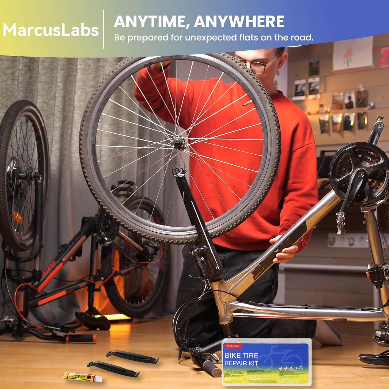 Kit de Reparación de Neumáticos de Bicicleta MarcusLabs