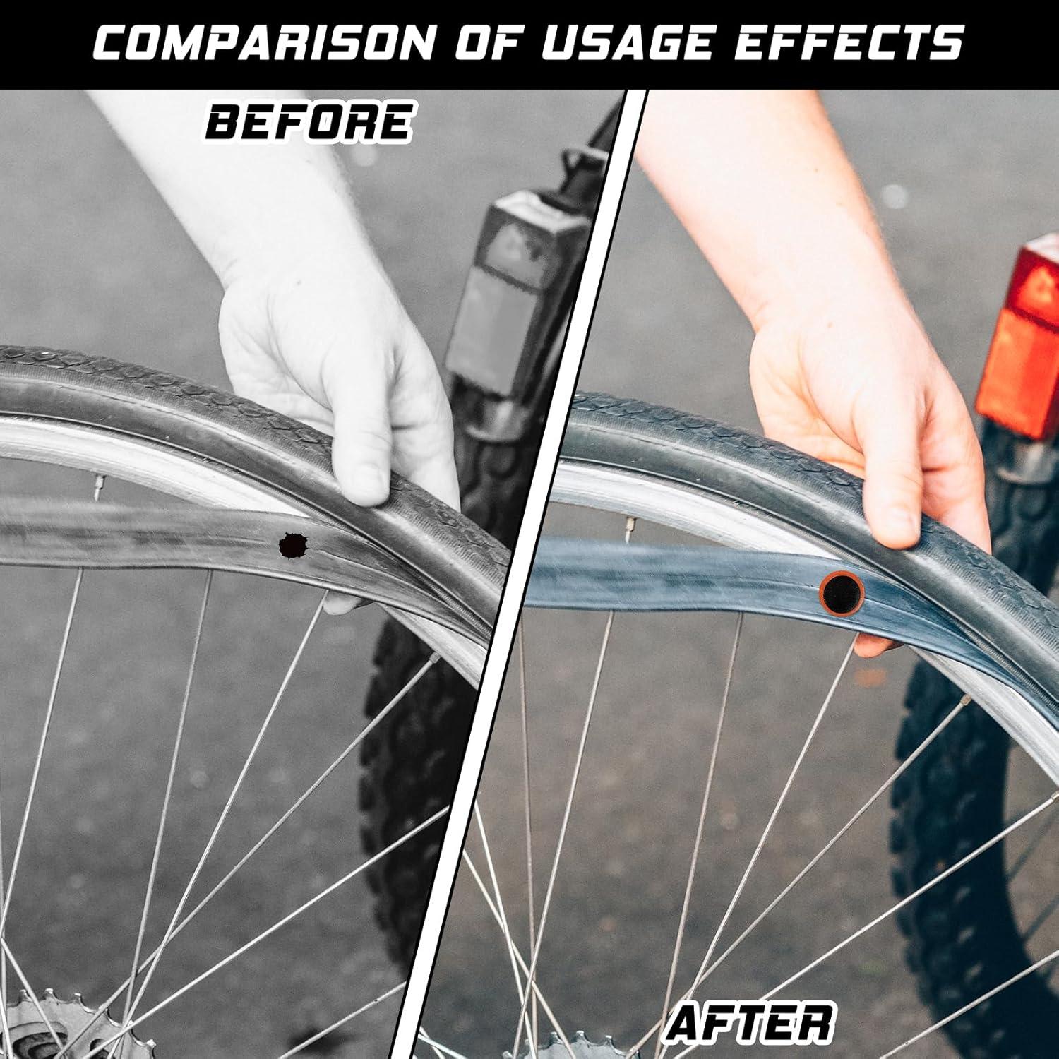 Kit de Parches para Neumáticos de Bicicleta Qulkws 96 Piezas