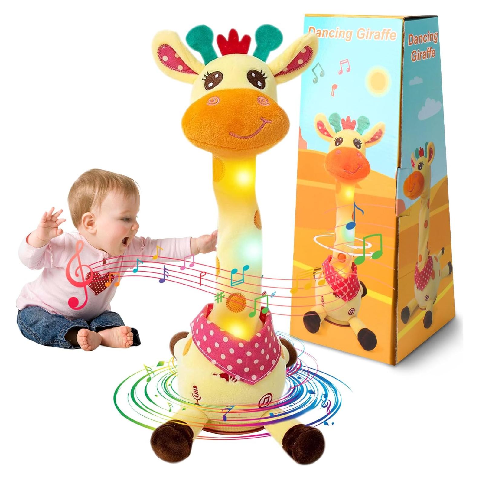 Juguete de Peluche Jirafa Hablante MIAODAM 10 Canciones 0.31kg