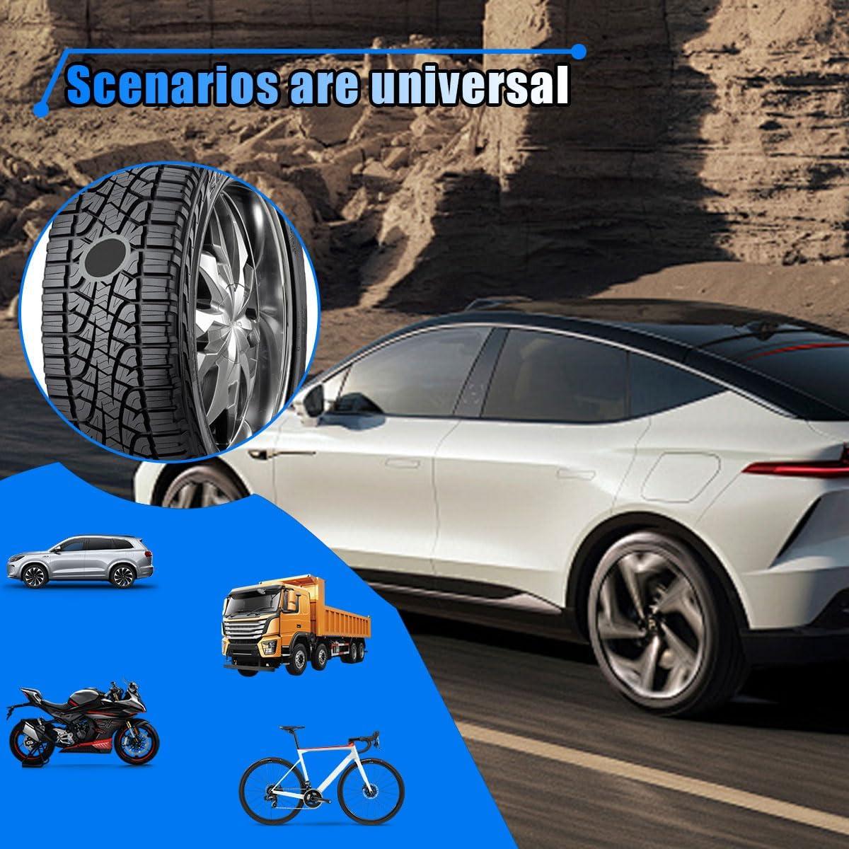 Kit de 80 Parches de Reparación de Neumáticos LHDOS 58mm