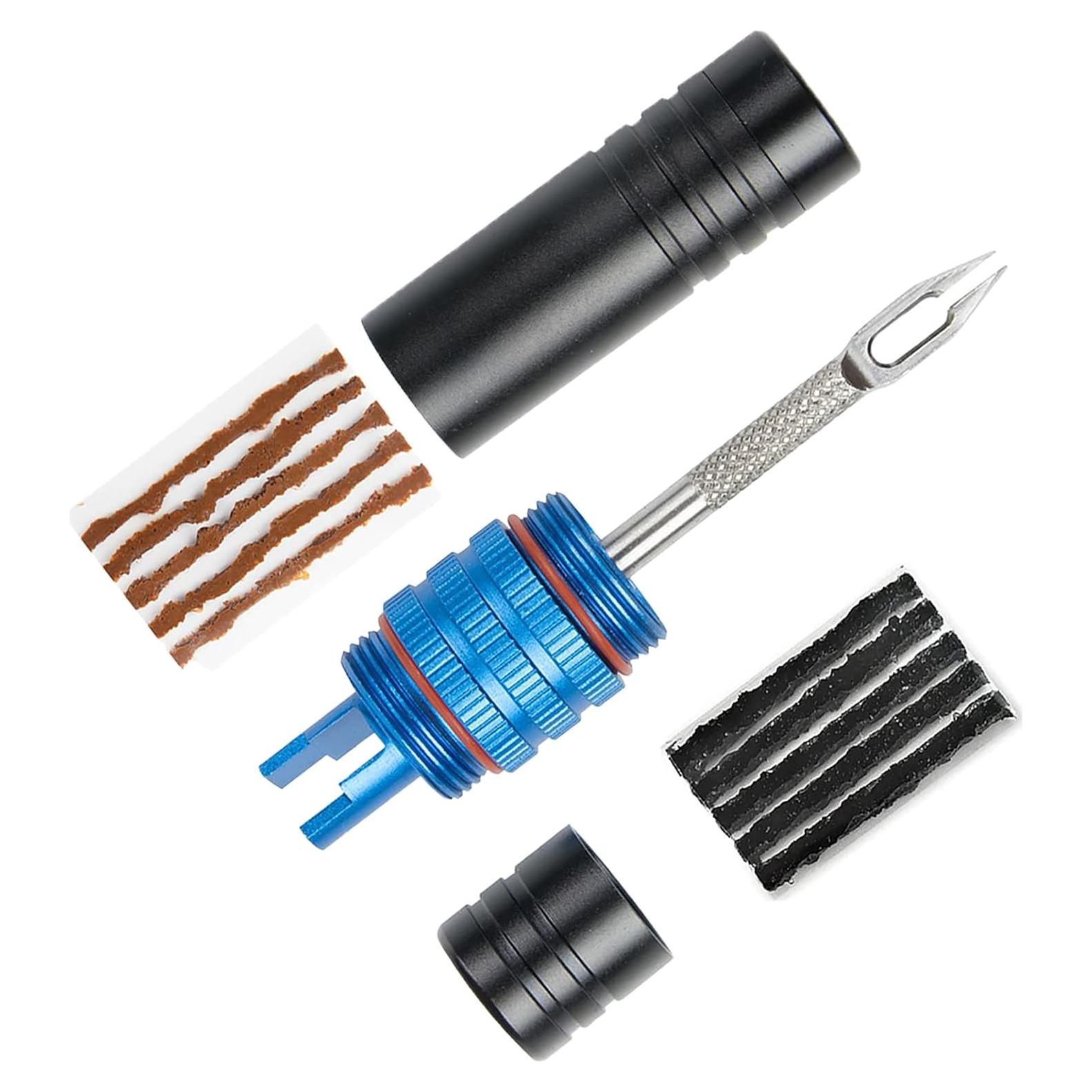 Kit de Reparación Neumáticos Tubeless RRK con Jeringa y Herramientas