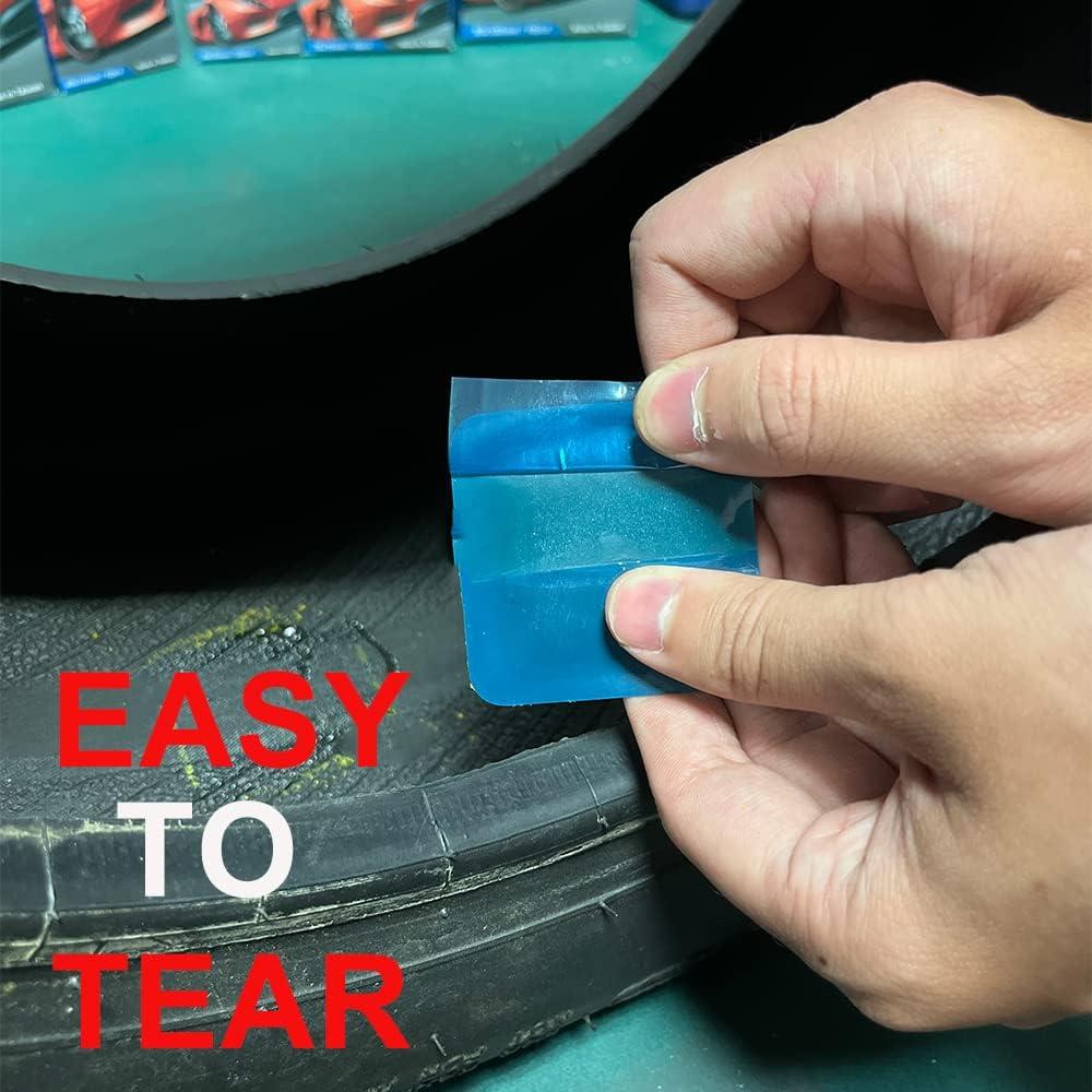 Parches de Reparación PAX 20 Pcs 50x50mm para Neumáticos