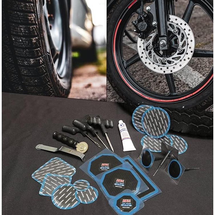 Parches de Reparación PAX 20 Pcs 50x50mm para Neumáticos