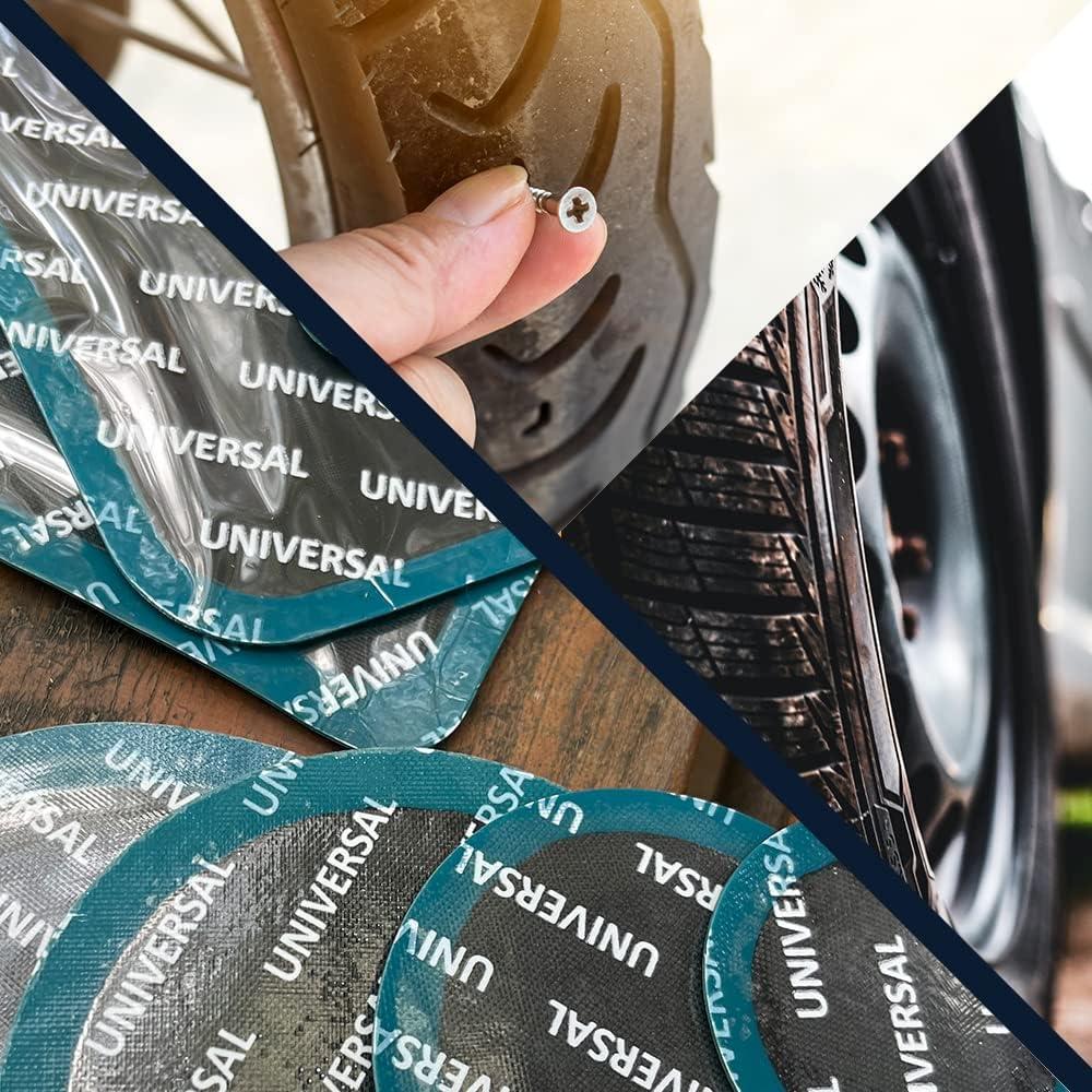 Parches de Reparación PAX 20 Pcs 50x50mm para Neumáticos