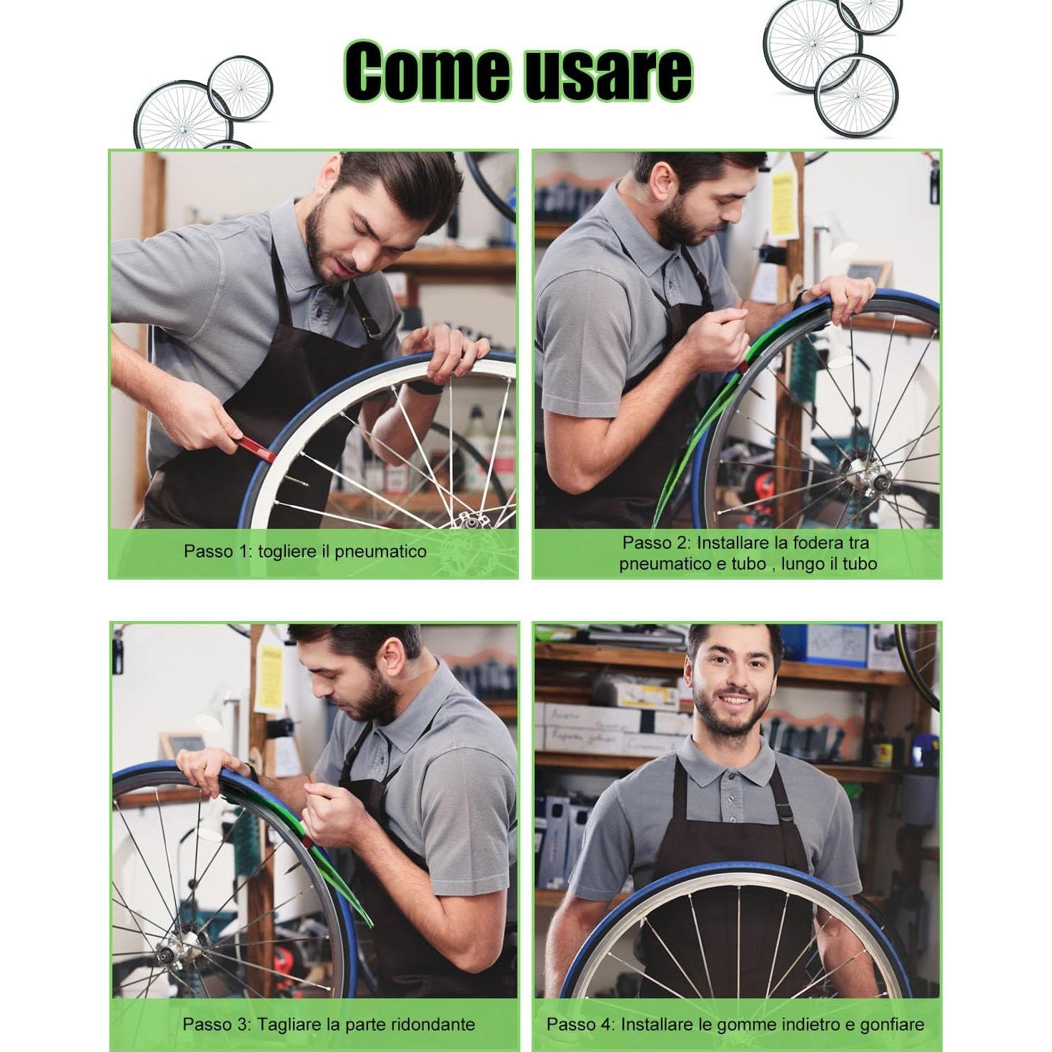 Forro Protector de Neumático de Bicicleta JULAI JLBK200608 80mm