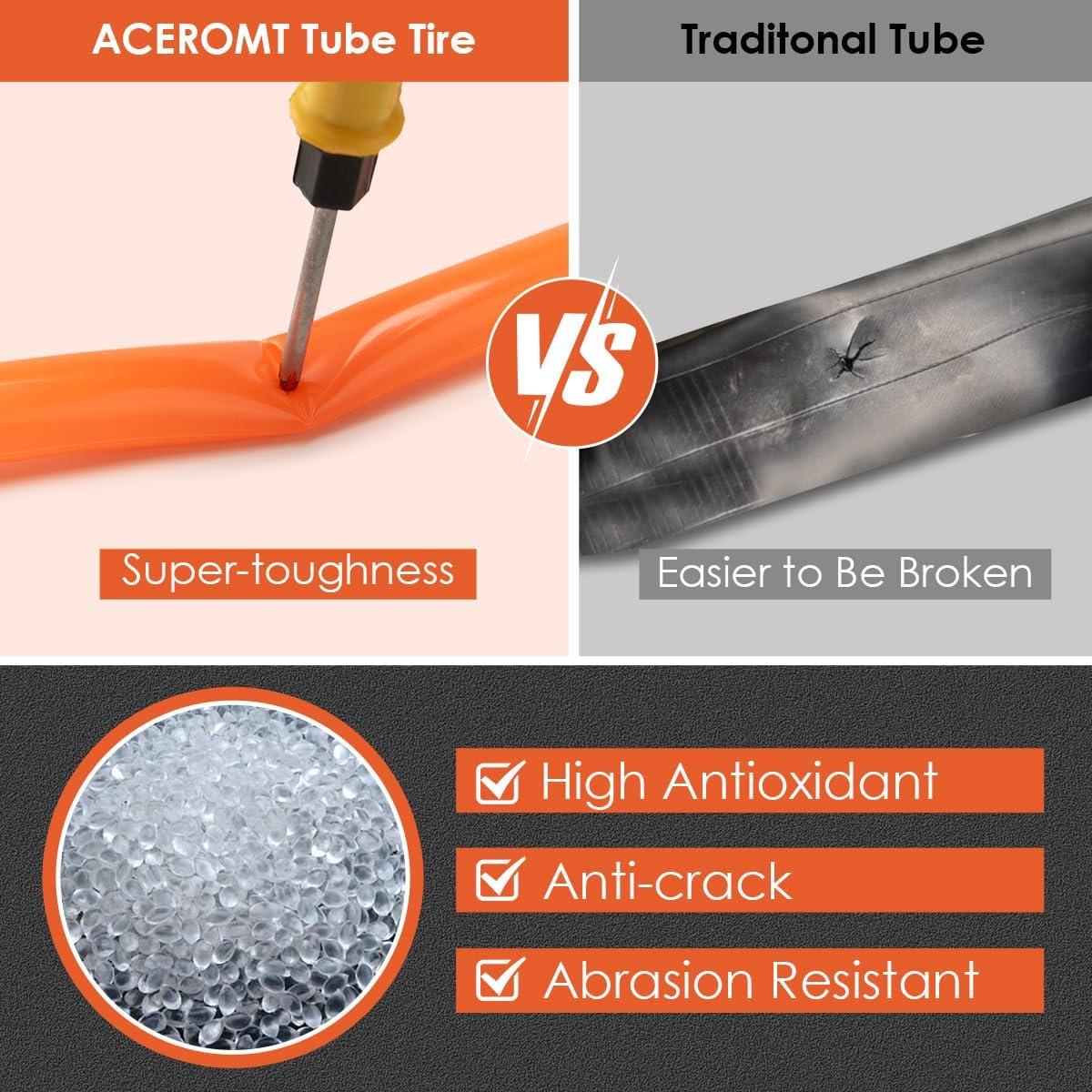 Tubo Interno TPU ACEROMT 700c x 18-32c con Válvula Presta 85mm