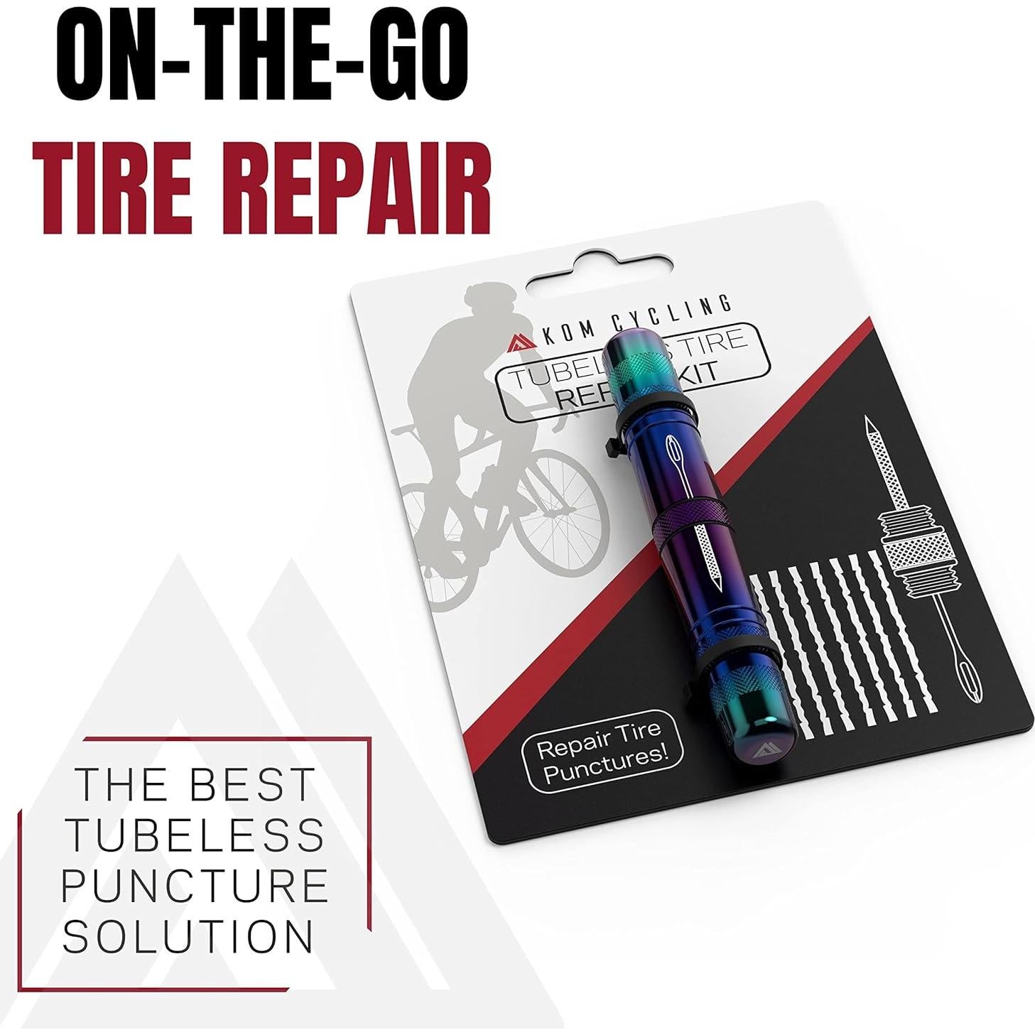 Kit de Reparación de Neumáticos Tubeless KOM Cycling - 25g