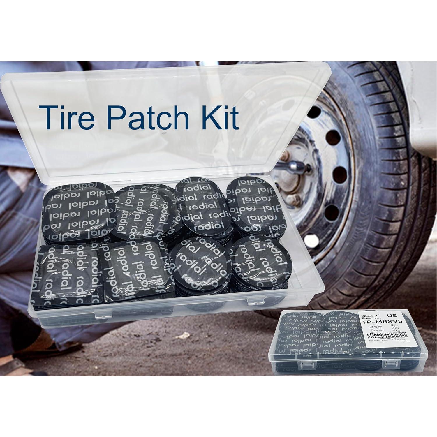 Kit de Parches de Neumáticos ZERINT TP-MRSV5 96 Pcs