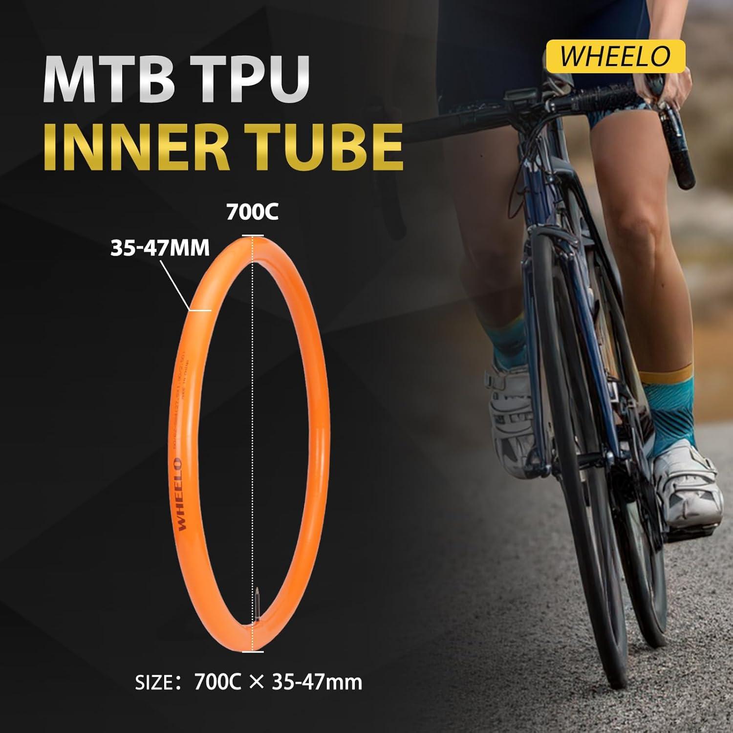 Cámara de Aire TPU 700C 35-47mm WINFAVO con Válvula Presta