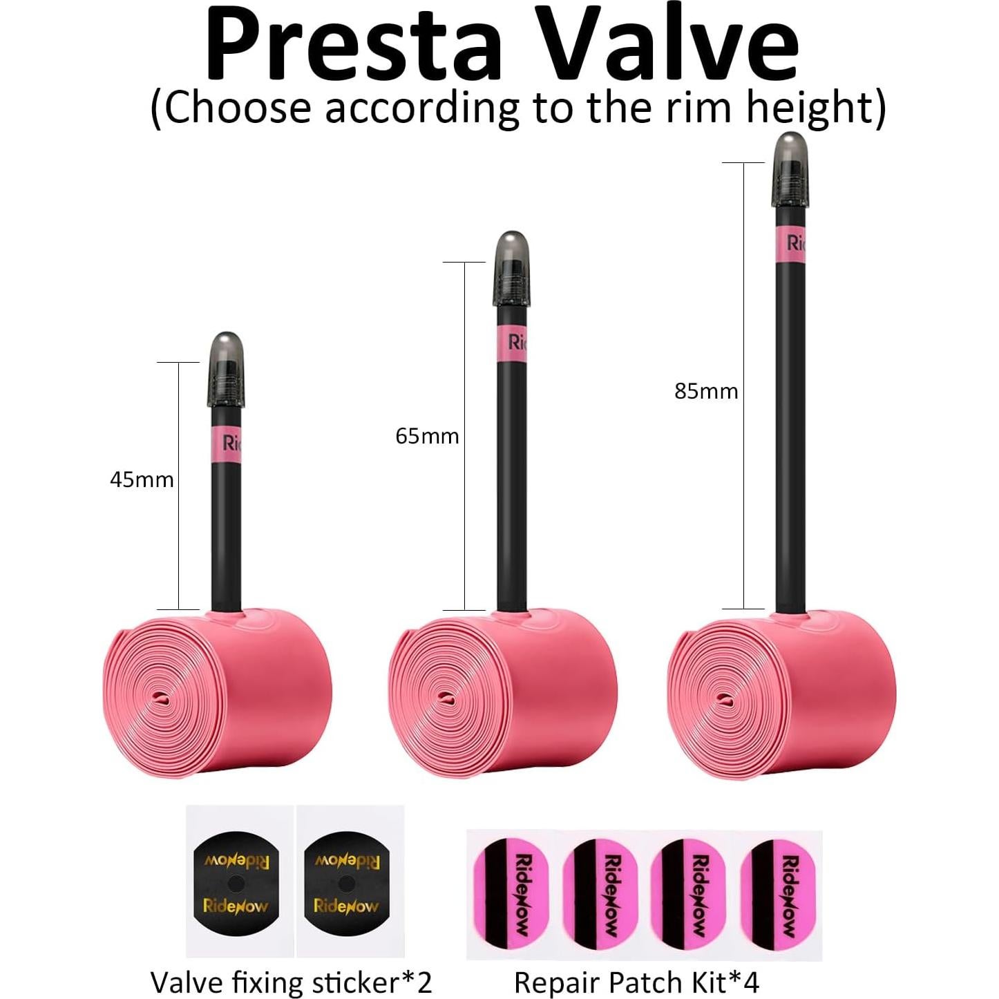 Paquete 2 Tubos Internos QITUEX TPU 700x18-32C Presta 45mm