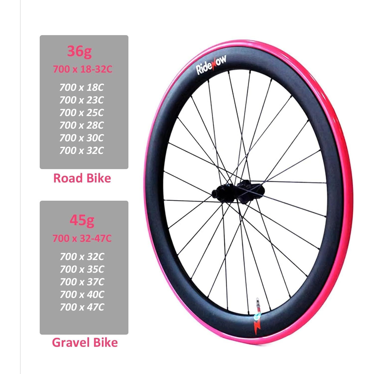 Paquete 2 Tubos Internos QITUEX TPU 700x18-32C Presta 45mm